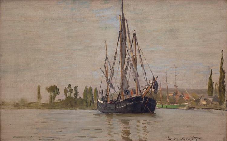 Claude Monet Chasse-maree at anchor oil painting picture